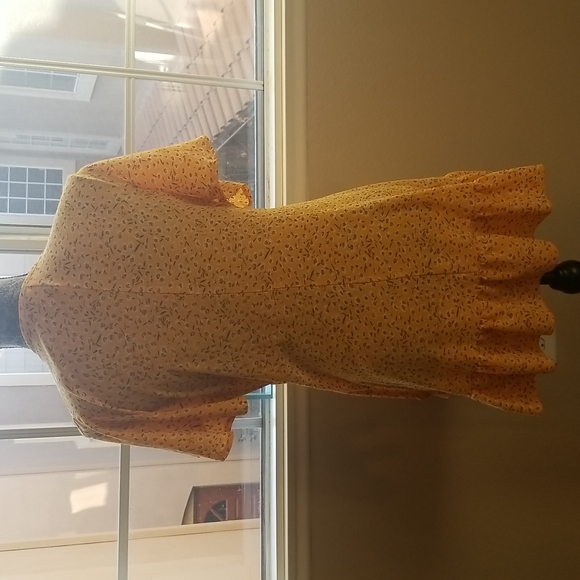 Sexy and Flirty Yellow Foral Romper Dress - Picture 5 of 5